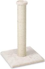 Beeztees Gina - Krabpaal - Beige - 34x34x60 cm, Dieren en Toebehoren, Ophalen of Verzenden, Zo goed als nieuw