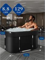 Opvouwbaar ijsbad XL ovaal cold plunge met deksel, Verzenden, Nieuw