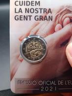 Andorra. 2 Euro 2021 Meritxell + Gent Gran (2 monedas)