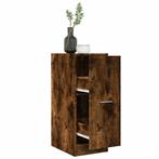 vidaXL Apothekerskast 30x41x77,5 cm bewerkt hout gerookt, Verzenden, Nieuw