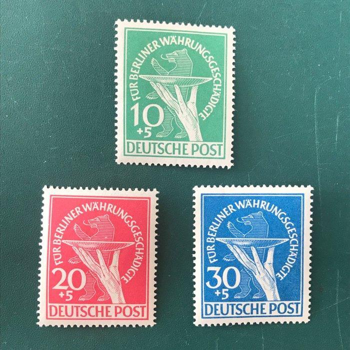 Berlijn 1949 - Geldhervorming - Michel 68/70, Postzegels en Munten, Postzegels | Europa | Duitsland