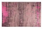 Vintage tapijt MODERN ART 240x160cm roze beige verwassen, Nieuw, Ophalen of Verzenden