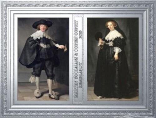 Frankreich 250 Euro zilver Farbdruck 2025 Rembrandt Doppe..., Postzegels en Munten, Munten | Europa | Euromunten, Verzenden