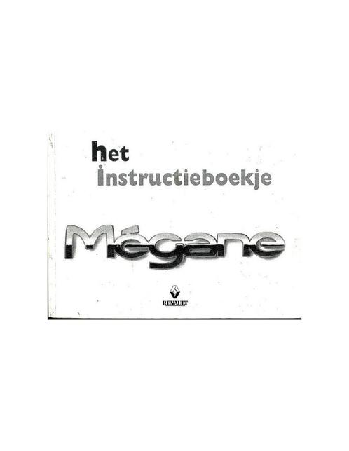 1998 RENAULT MEGANE INSTRUCTIEBOEKJE NEDERLANDS, Auto diversen, Handleidingen en Instructieboekjes