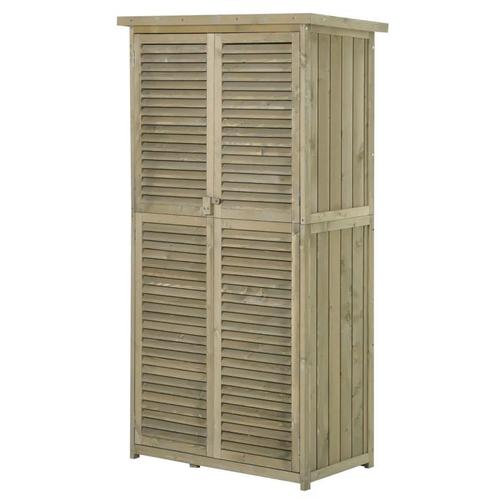 TRUUSK Tuinkast Hout Gereedschapsschuur Gereedschapsschuur M, Tuin en Terras, Bergingen en Tuinkasten, Nieuw, Verzenden