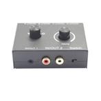 4 Poorts Audio Switch - Bi-Directionele - 4x 3.5mm jack, Verzenden, Nieuw