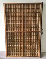 Rek - letterbak in hout - printers letter tray