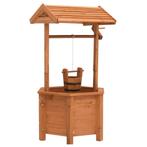 Romantische Wensput Plantenbak 40x40 - Retourdeal Houten..., Minder dan 60 cm, Vierkant, Nieuw, Ophalen of Verzenden