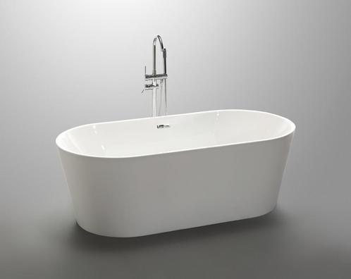 Vrijstaand bad Guissepe 172x82x58cm acryl glans wit, Doe-het-zelf en Verbouw, Sanitair, Verzenden