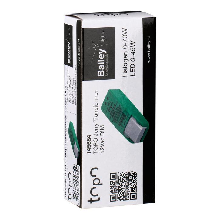 Bailey Topo Jerry Led Transformator 12V 70W/45W Dimbaar -, Tuin en Terras, Buitenverlichting, Overige typen, Nieuw, Verzenden