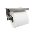 Toiletrolhouder met Plateau Legplankje Wiesbaden 304 RVS, Doe-het-zelf en Verbouw, Ophalen of Verzenden, Nieuw, Bad