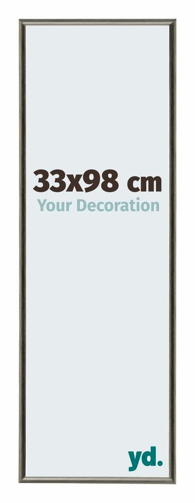Fotolijst 33x98 cm - Mercury Structuur - Aluminium - New, Huis en Inrichting, Woonaccessoires | Lijsten, Nieuw, Verzenden