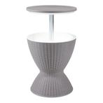 Koeltafel Atessa 58/82x48,5 cm 30 L lichtbruin casa.pro, Tuin en Terras, Tuintafels, Verzenden, Nieuw
