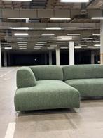 Leolux Faya Lobi Groen + Hocker | NIEUWSTAAT + Garantie, 300 cm of meer, Ophalen of Verzenden, Zo goed als nieuw, Bank Hoekbank Bankstel Bankje Loungebank Banken Chaise Lounge 