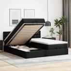 vidaXL Ottoman bed met matrassen 180x200cm kunstleer zwart, Huis en Inrichting, Slaapkamer | Bedden, Overige materialen, Eenpersoons