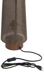 2dekans | Light & Living Tafellamp Howie 42 cm - Donkerbruin, Ophalen of Verzenden, Zo goed als nieuw