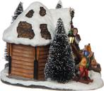 2dekans | LuVille Kerstdorp Miniatuur Ski Café - L15 x B14 x, Diversen, Kerst, Ophalen of Verzenden, Zo goed als nieuw