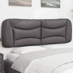 vidaXL Hoofdbordkussen Hvar 160 cm kunstleer grijs, Huis en Inrichting, Verzenden, Nieuw, Grijs, Overige materialen