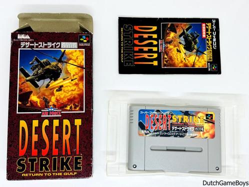 Super Famicom - Desert Strike, Spelcomputers en Games, Games | Nintendo Super NES, Gebruikt, Verzenden