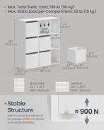 Boekenkast - opbergkast - kast kinderkamer - met 9, Verzenden, Nieuw