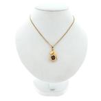 Bicolor gouden hanger van roos (Hanger of bedel), Ophalen of Verzenden, Gebruikt, Goud, Overige merken