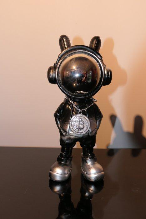 RichART - Astronaute en version bitcoin, Antiek en Kunst, Kunst | Designobjecten