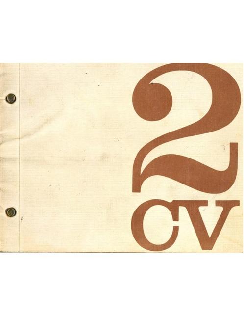 1968 CITROEN 2CV INSTRUCTIEBOEKJE DUITS, Auto diversen, Handleidingen en Instructieboekjes
