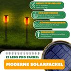 KESSER® 6 Solar Tuinfakkels - Tuinverlichting - Sensor - Zwa, Huis en Inrichting, Verzenden, Nieuw