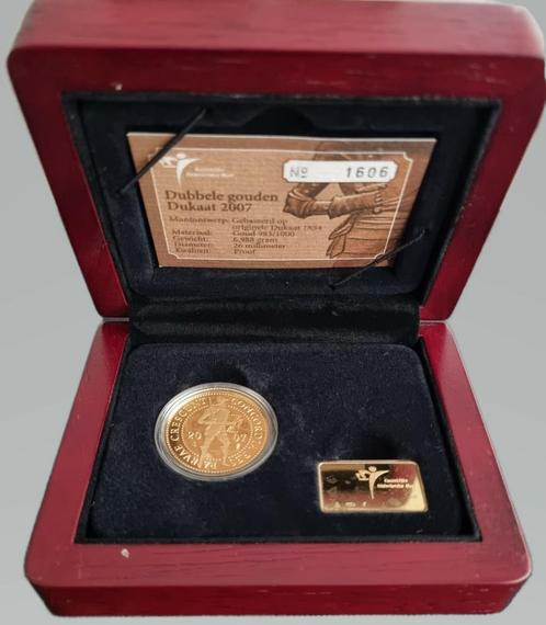 Dubbele Gouden Dukaat 2007 (2.000 oplage), Postzegels en Munten, Munten en Bankbiljetten | Verzamelingen, Munten, Verzenden