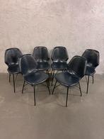 6 stoelen | Kick Collection, Huis en Inrichting, Stoelen, Nieuw, Vijf, Zes of meer stoelen, Blauw, Verzenden