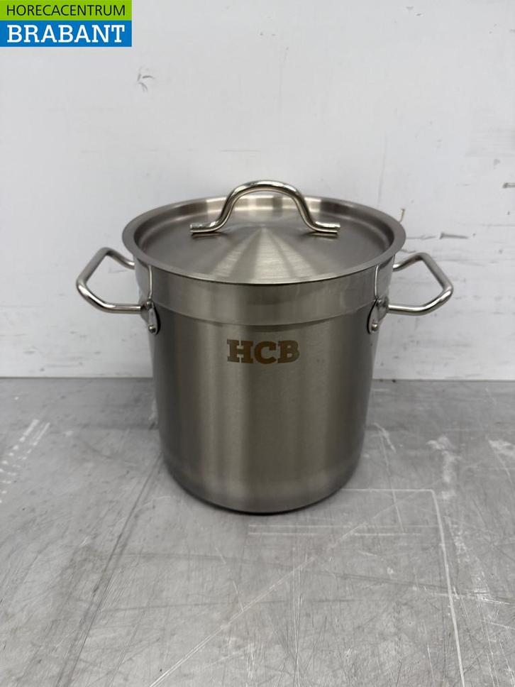 RVS Soeppan Kookpan Pan Inductie 20 x 20 cm 6 liter Horeca, Zakelijke goederen, Horeca | Keukenapparatuur, Nieuw zonder verpakking
