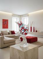 sculptuur, Scultura pesce h cm 81 - 81 cm - Glas, Antiek en Kunst, Antiek | Glas en Kristal