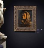 Ignoto Pittore Caravaggesca (XVII) - Testa di vecchia