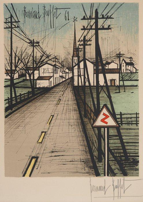 Bernard Buffet (1928-1999) - La route, Antiek en Kunst, Antiek | Overige Antiek