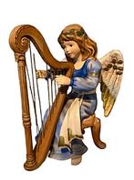 Goebel - Figuur - Engel mit Harfe - Porselein, Antiek en Kunst