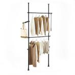 2dekans | SoBuy Telescoop Kledingrek - Verstelbaar, Ophalen of Verzenden, Zo goed als nieuw