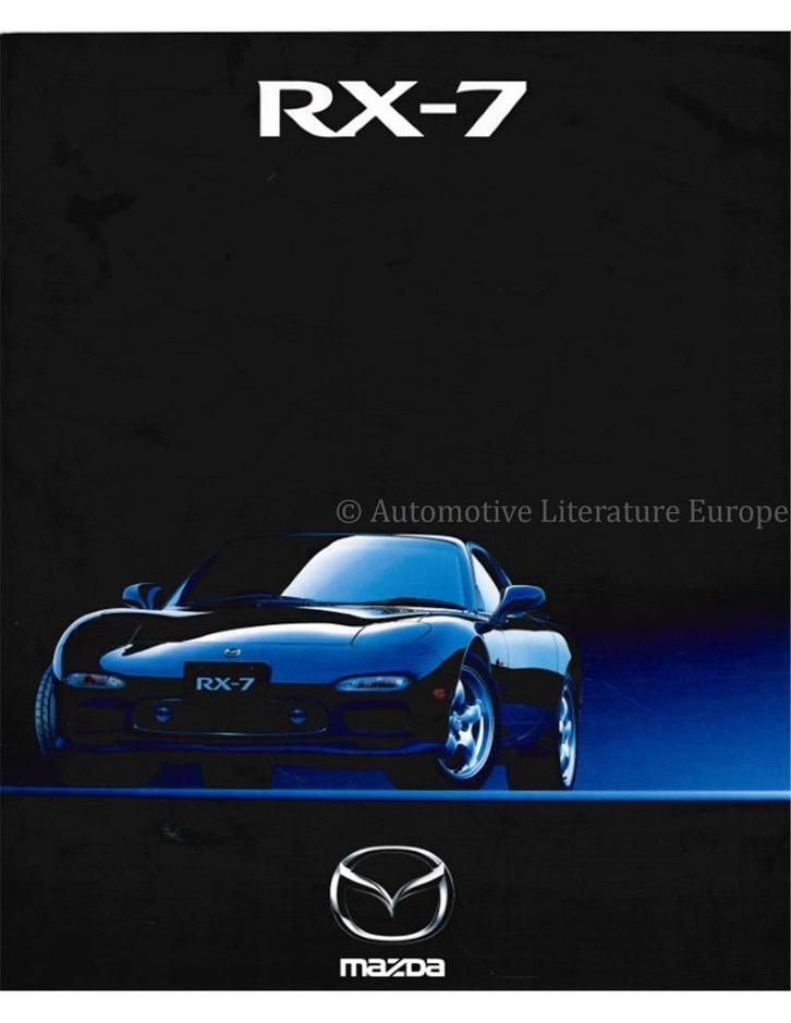 1998 MAZDA RX-7 BROCHURE JAPANS, Boeken, Auto's | Folders en Tijdschriften, Mazda