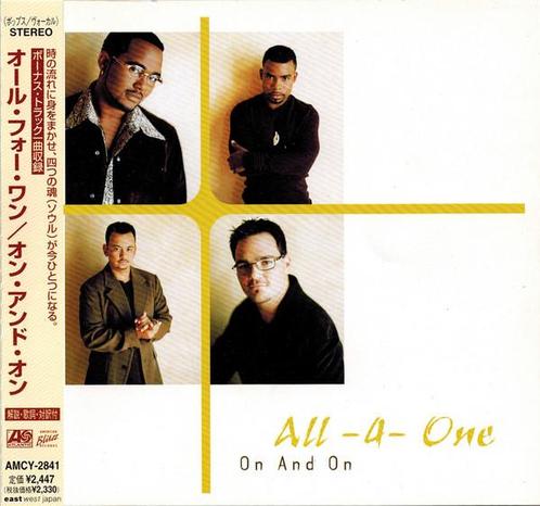 cd Japan persing - All-4-One - On And On (OBI not included), Cd's en Dvd's, Cd's | Pop, Zo goed als nieuw, Verzenden