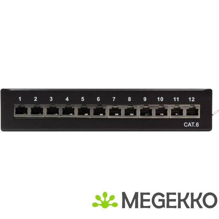 LogiLink NP0017 patch paneel 12 poorten, Computers en Software, Netwerk switches, Nieuw, Verzenden