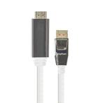 PYTHON DisplayPort naar HDMI kabel - DP 1.4 / HDMI, Audio, Tv en Foto, Audiokabels en Televisiekabels, Nieuw, Ophalen of Verzenden