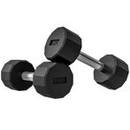 TRUUSK 10 Kg Dumbbell Set - Antislip Metalen Halters - Voor, Verzenden, Nieuw