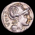 Romeinse Republiek. Lucius Flaminius Chilo, 109-108 v.Chr.., Postzegels en Munten