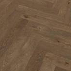 FLOER Hybride Hout Visgraat 5019 Warmbruin Eiken Parketvloer, Huis en Inrichting, Stoffering | Vloerbedekking, Ophalen of Verzenden