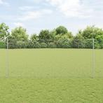 vidaXL Omheining Palen 22 st U-Kanaal 140 cm Verzinkt Staal, Verzenden, Nieuw, IJzer