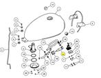 Royal Enfield FUEL FILTER - 148125E Interceptor 650, Motoren, Verzenden, Nieuw