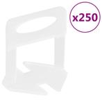 vidaXL Nivelleerklemmen voor tegels 250 st 3 mm, Verzenden, Nieuw