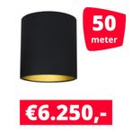 LED Railverlichting Lipari Zwart 50 spots + 50M rails