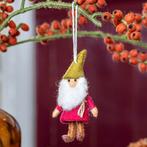 Wolvilt Hanger Kabouter Indian Summer - Burgundy - Faitrade, Ophalen of Verzenden, Nieuw