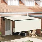vidaXL Inklapbaar Zonnescherm Crème 400 × 300 cm, Tuin en Terras, Zonneschermen, Verzenden, Nieuw