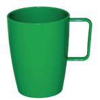 Polycarbonaat bekers met oor groen | 12 stuks | 28,4cl, Verzenden, Nieuw in verpakking